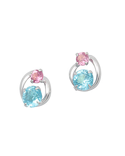 [ ober7581 ] ブルートパーズピアス