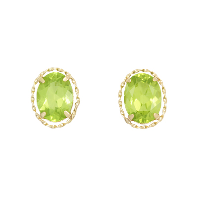 [ ober7788 ] ペリドットピアス