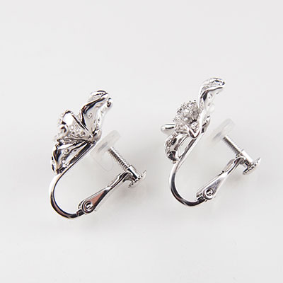 [ 139 ] ダイヤモンドピアス→イヤリング作り